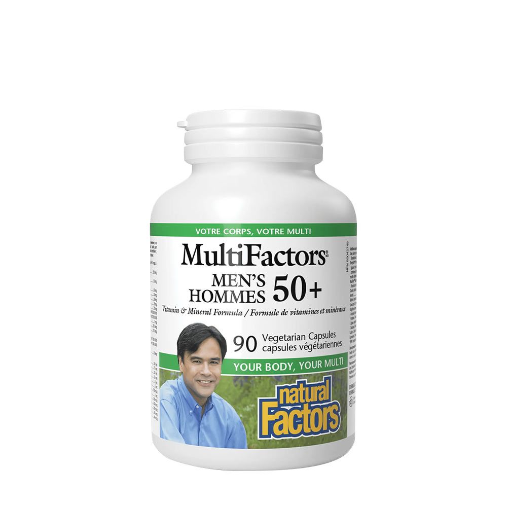 NATURAL FACTORS - MEN’S 50+ MULTIFACTORS - 90 KAPSZULA