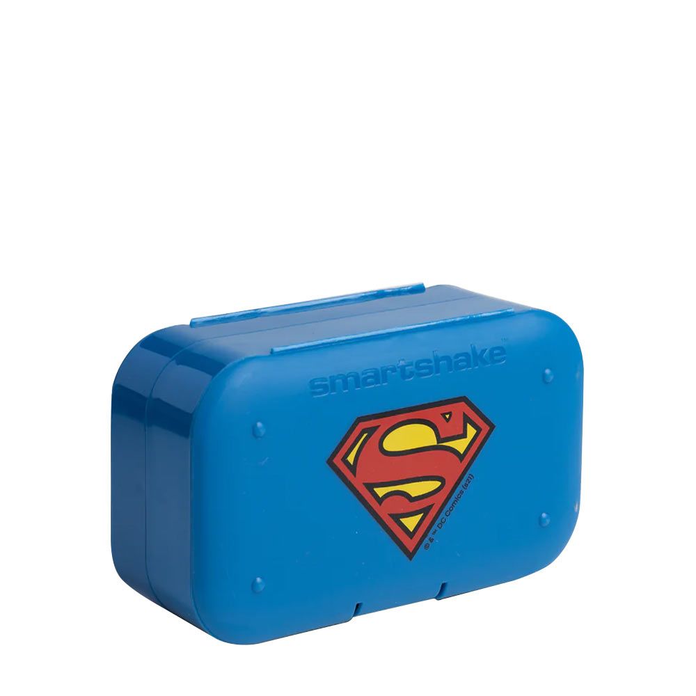 SMARTSHAKE - PILL BOX ORGANIZER - KAPSZULATARTÓ - SUPERMAN - 1 DB SMARTSHAKE - PILL BOX ORGANIZER - KAPSZULATARTÓ - SUPERMAN - 1 DB