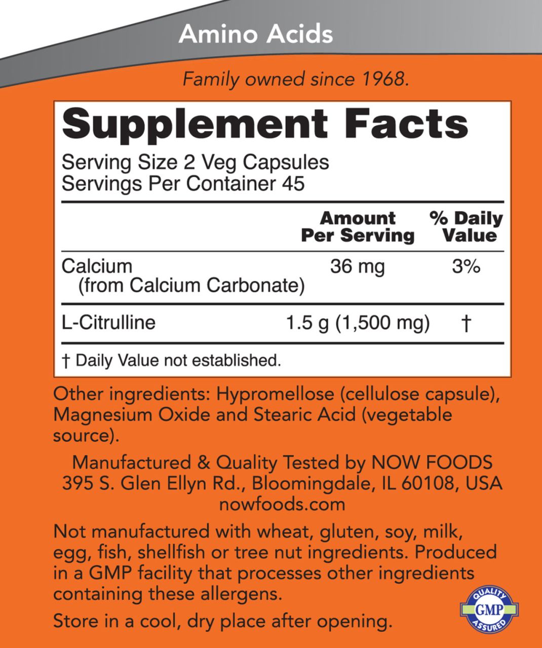 NOW - L-CITRULLINE 750 MG - 90 KAPSZULA NOW - L-CITRULLINE 750 MG - 90 KAPSZULA