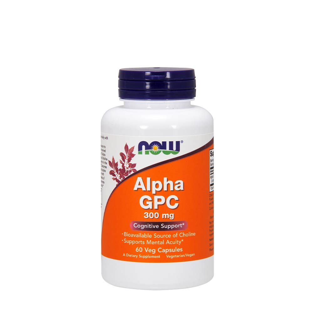 NOW - ALPHA GPC 300 MG - 60 KAPSZULA NOW - ALPHA GPC 300 MG - 60 KAPSZULA