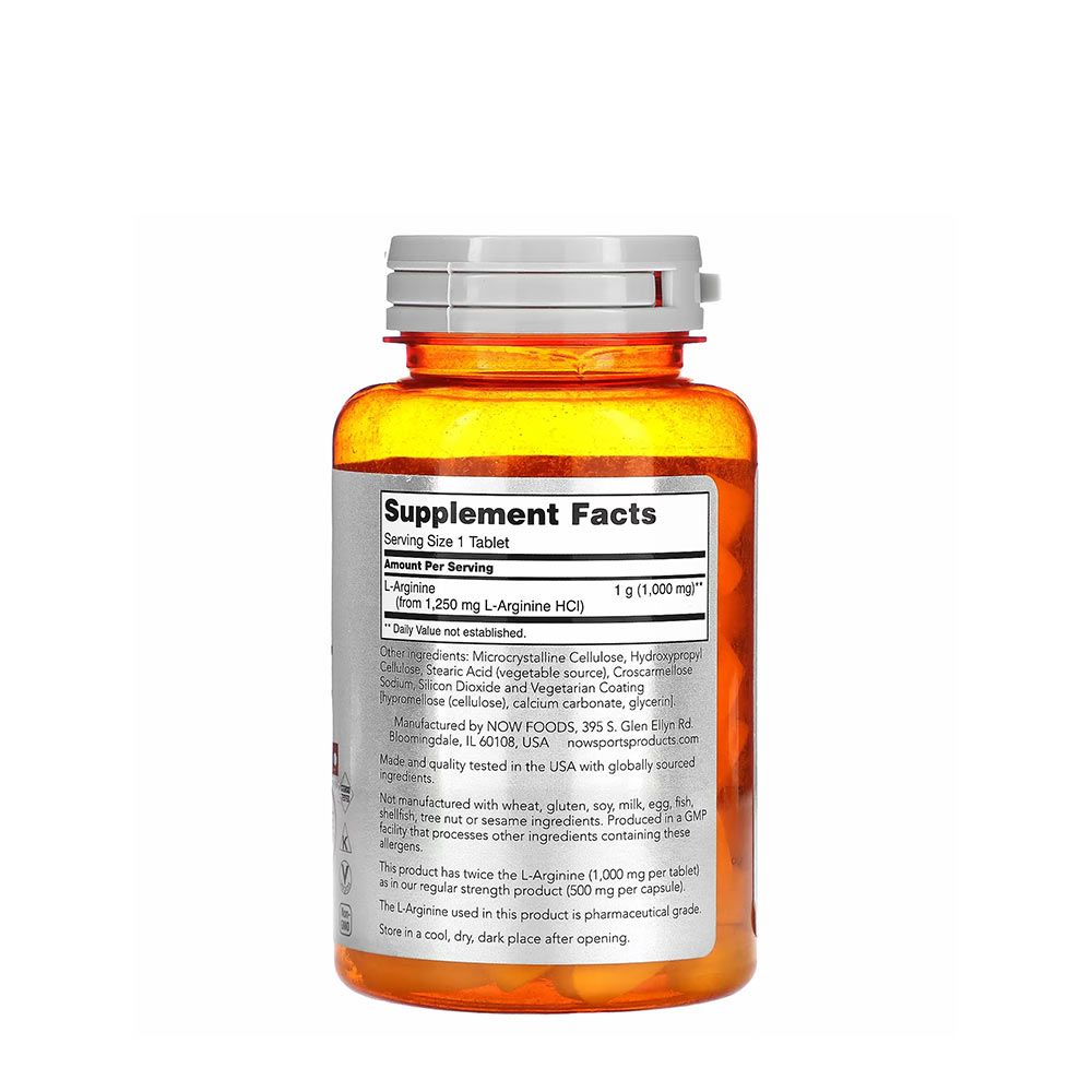 NOW - ARGININE 1000 MG - 60 TABLETTA NOW - ARGININE 1000 MG - 60 TABLETTA
