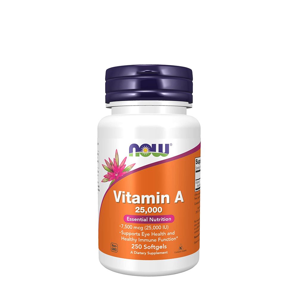 NOW - A-VITAMIN 25,000 NE - 250 KAPSZULA NOW - A-VITAMIN 25,000 NE - 250 KAPSZULA