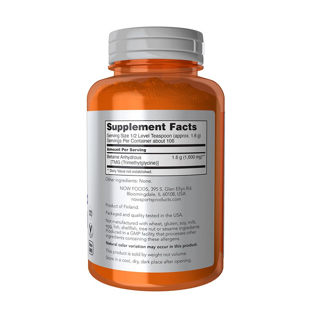 NOW - BETAINE POWDER - 170 G NOW - BETAINE POWDER - 170 G
