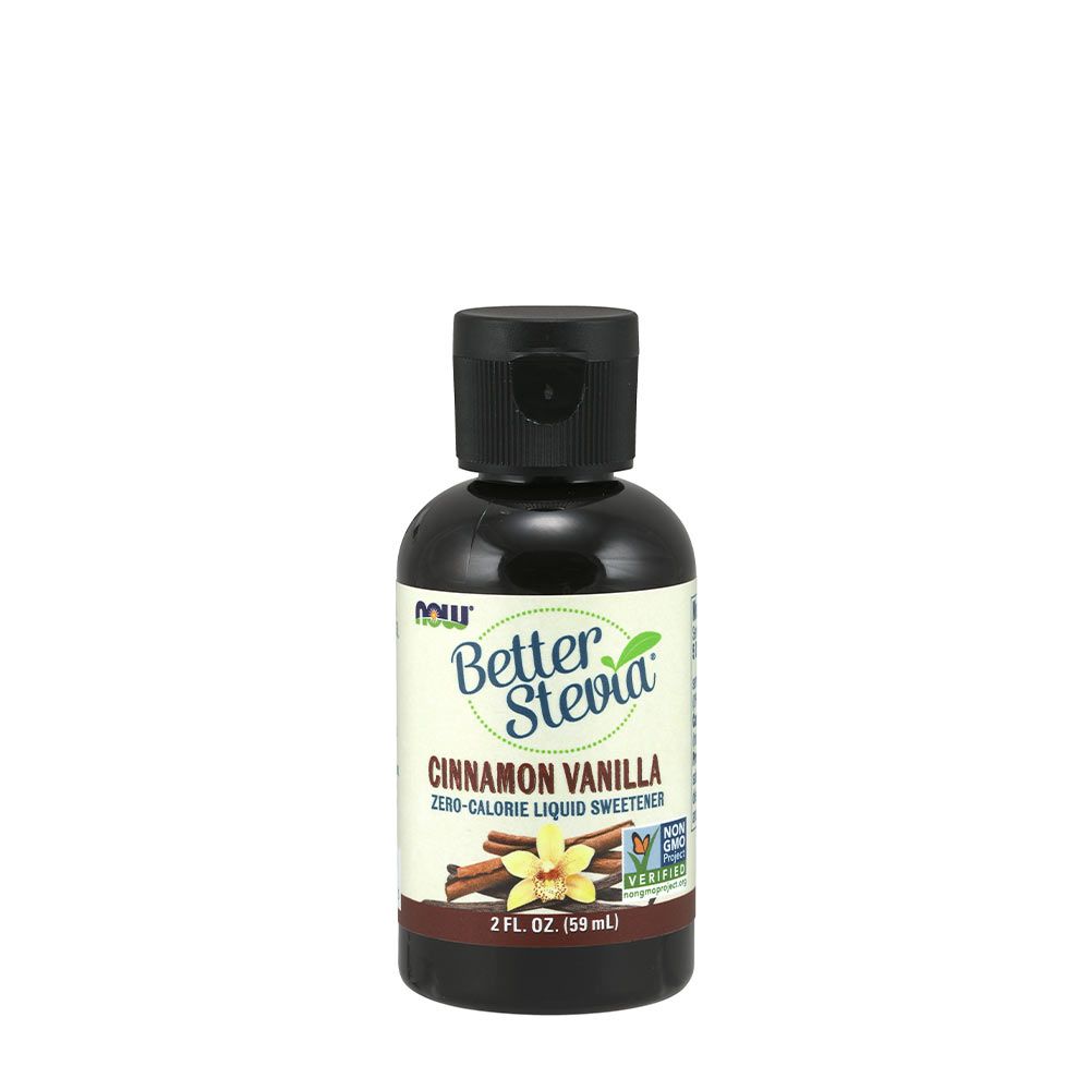 NOW - BETTERSTEVIA LIQUID - FOLYÉKONY ÉDESÍTŐSZER - FAHÉJAS VANÍLIA - 59 ML NOW - BETTERSTEVIA LIQUID - FOLYÉKONY ÉDESÍTŐSZER - FAHÉJAS VANÍLIA - 59 ML