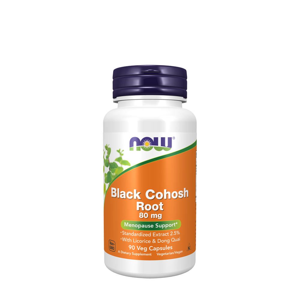 NOW - BLACK COHOSH 80 MG - 90 KAPSZULA NOW - BLACK COHOSH 80 MG - 90 KAPSZULA