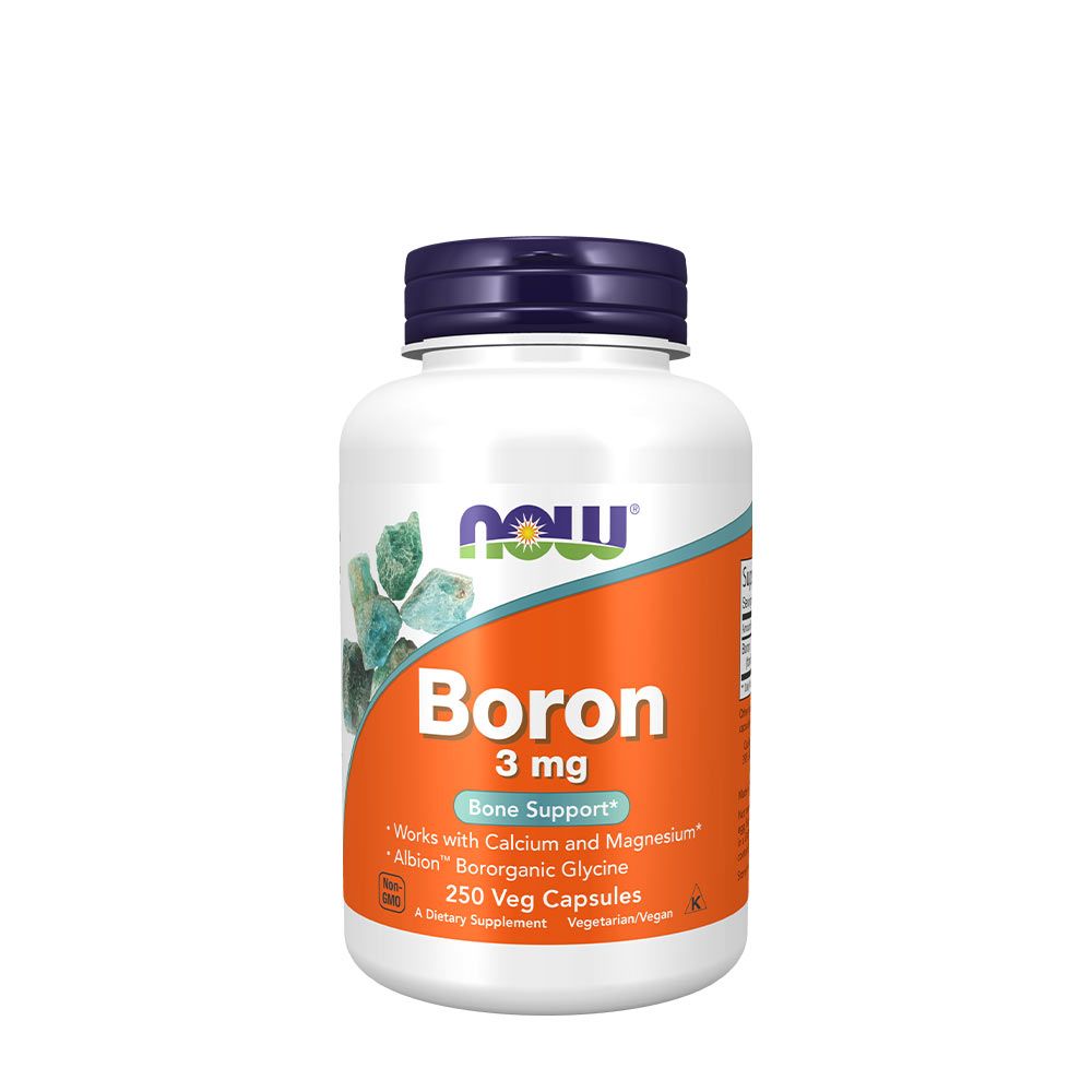 NOW - BÓR 3 MG KAPSZULA - BORON - 250 KAPSZULA NOW - BÓR 3 MG KAPSZULA - BORON - 250 KAPSZULA