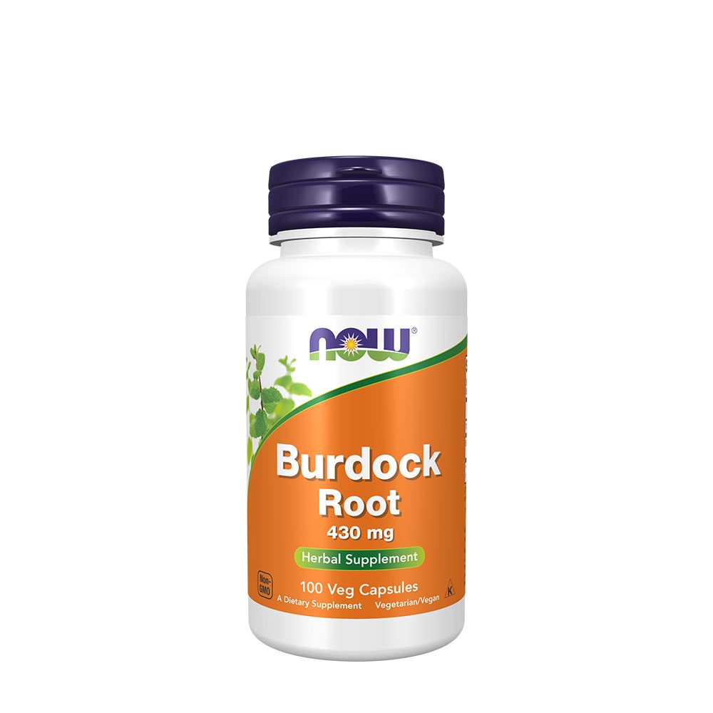 NOW - BURDOCK ROOT 430 MG - BUJTORJÁN GYÖKÉR - 100 KAPSZULA NOW - BURDOCK ROOT 430 MG - BUJTORJÁN GYÖKÉR - 100 KAPSZULA