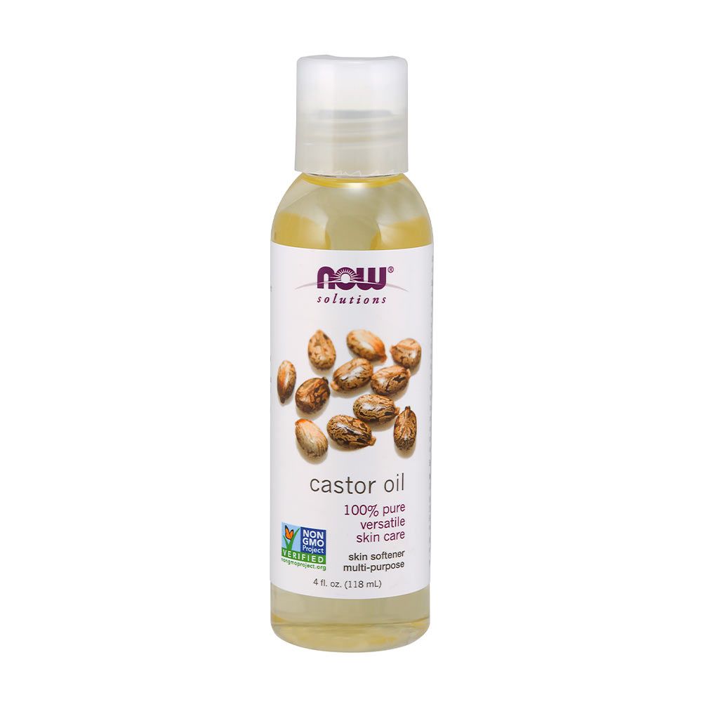 NOW - CASTOR OIL - RICINUSOLAJ - 118 ML NOW - CASTOR OIL - RICINUSOLAJ - 118 ML