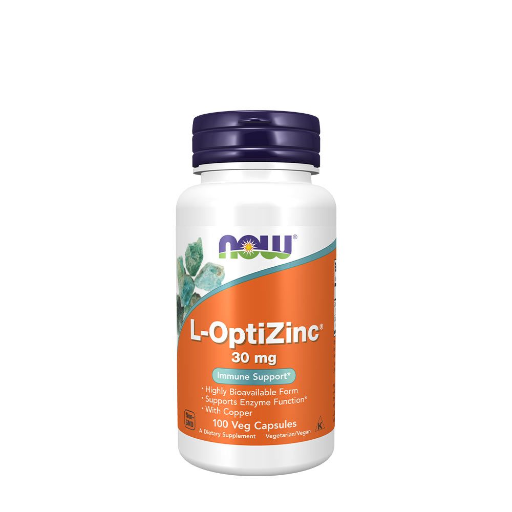 NOW - CINK KAPSZULA - L-OPTIZINC 30 MG - 100 KAPSZULA NOW - CINK KAPSZULA - L-OPTIZINC 30 MG - 100 KAPSZULA