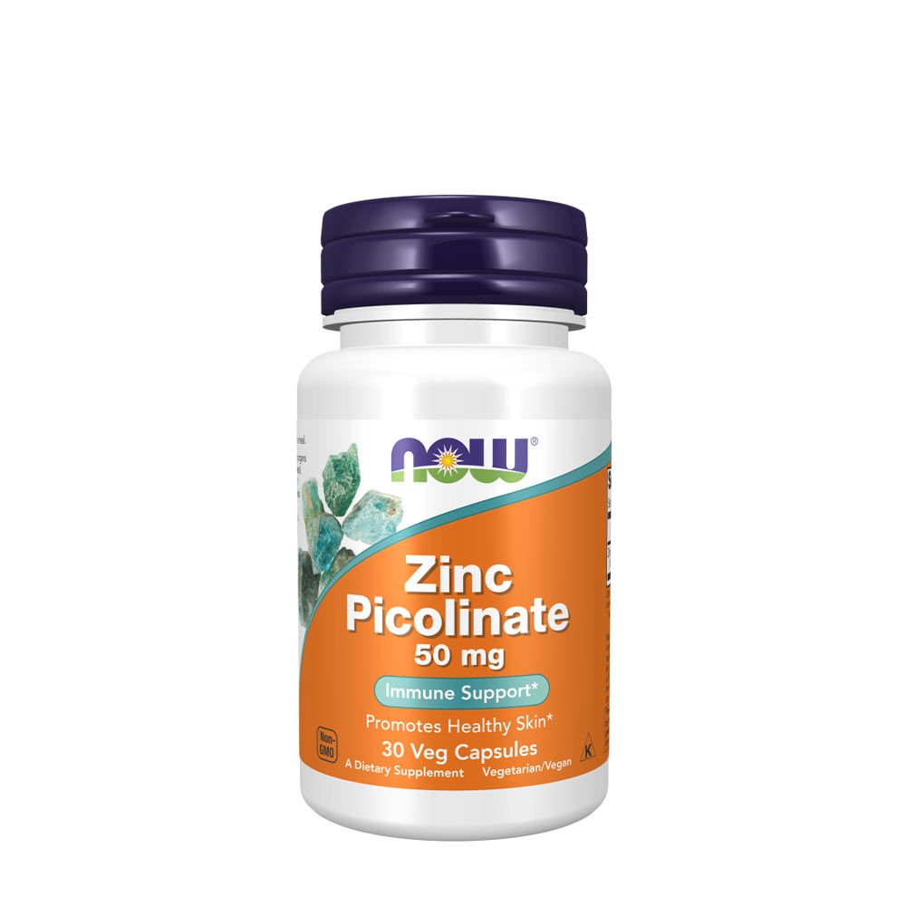 NOW - CINK PIKOLINÁT 50 MG - ZINC PICOLINATE - 30 KAPSZULA NOW - CINK PIKOLINÁT 50 MG - ZINC PICOLINATE - 30 KAPSZULA