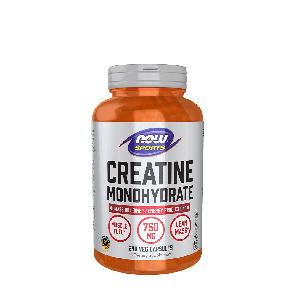 NOW - CREATINE MONOHYDRATE 750 MG - KREATIN-MONOHIDRÁT - 240 KAPSZULA NOW - CREATINE MONOHYDRATE 750 MG - KREATIN-MONOHIDRÁT - 240 KAPSZULA