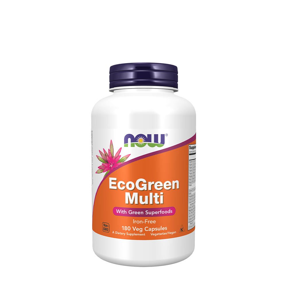 NOW - ECOGREEN MULTIVITAMIN - 180 KAPSZULA NOW - ECOGREEN MULTIVITAMIN - 180 KAPSZULA