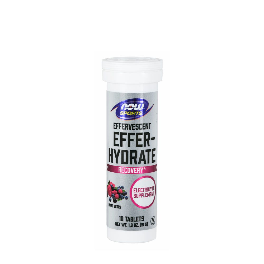 NOW - ELEKTROLITOS PEZSGŐTABLETTA - EFFER-HYDRATE - ERDEI BOGYÓS MIX - 10 DARAB NOW - ELEKTROLITOS PEZSGŐTABLETTA - EFFER-HYDRATE - ERDEI BOGYÓS MIX - 10 DARAB