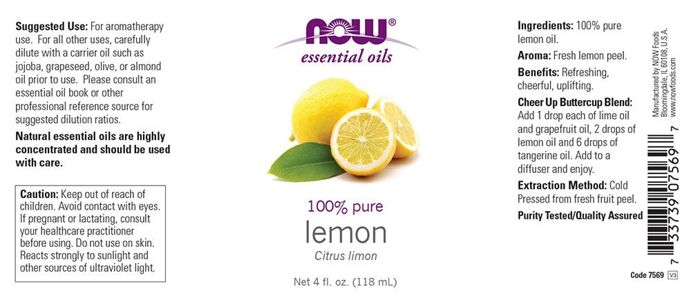 NOW - ESSENTIAL OILS - CITROMOLAJ - 118 ML NOW - ESSENTIAL OILS - CITROMOLAJ - 118 ML