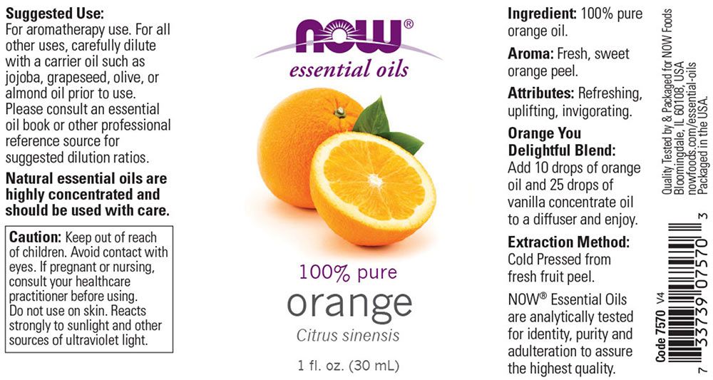 NOW - ESSENTIAL OILS - NARANCSOLAJ - 30 ML