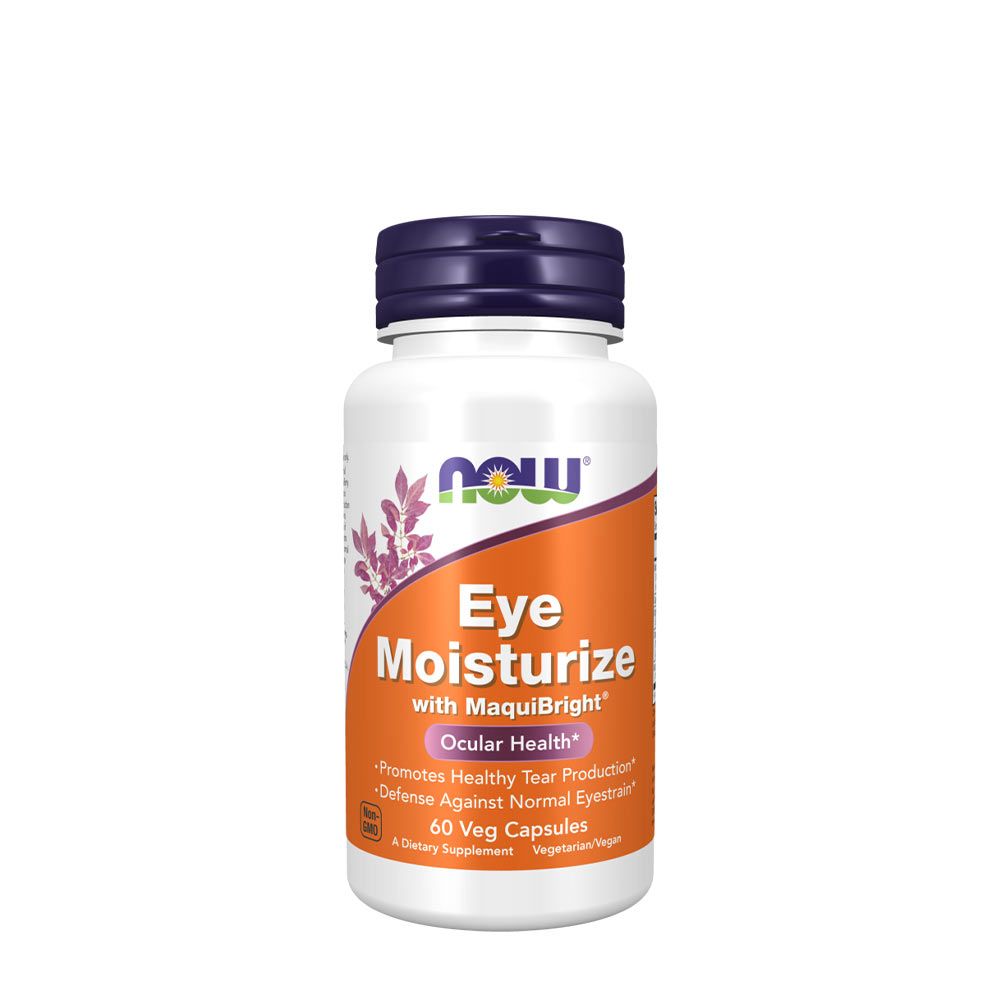 NOW - SZEM EGÉSZSÉG TÁMOGATÁS - EYE MOISTURIZE WITH MAQUIBRIGHT - 60 KAPSZULA NOW - SZEM EGÉSZSÉG TÁMOGATÁS - EYE MOISTURIZE WITH MAQUIBRIGHT - 60 KAPSZULA