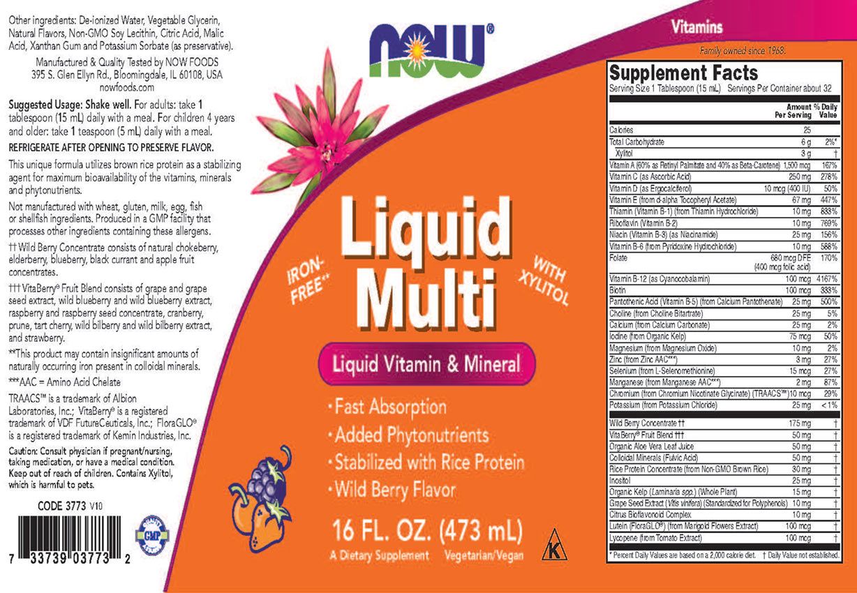 NOW - FOLYÉKONY MULTIVITAMIN - LIQUID MULTI - ERDEI GYÜMÖLCS ÍZŰ - 473 ML NOW - FOLYÉKONY MULTIVITAMIN - LIQUID MULTI - ERDEI GYÜMÖLCS ÍZŰ - 473 ML