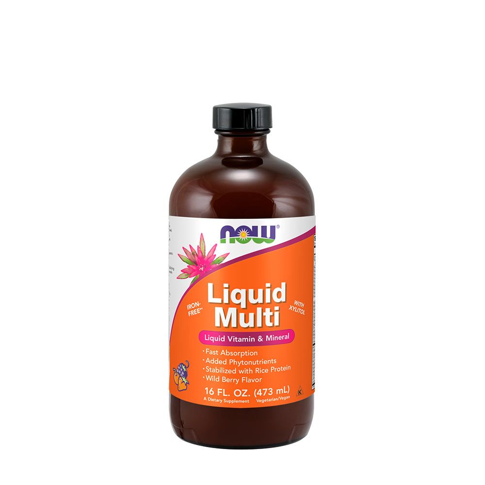 NOW - FOLYÉKONY MULTIVITAMIN - LIQUID MULTI - ERDEI GYÜMÖLCS ÍZŰ - 473 ML NOW - FOLYÉKONY MULTIVITAMIN - LIQUID MULTI - ERDEI GYÜMÖLCS ÍZŰ - 473 ML