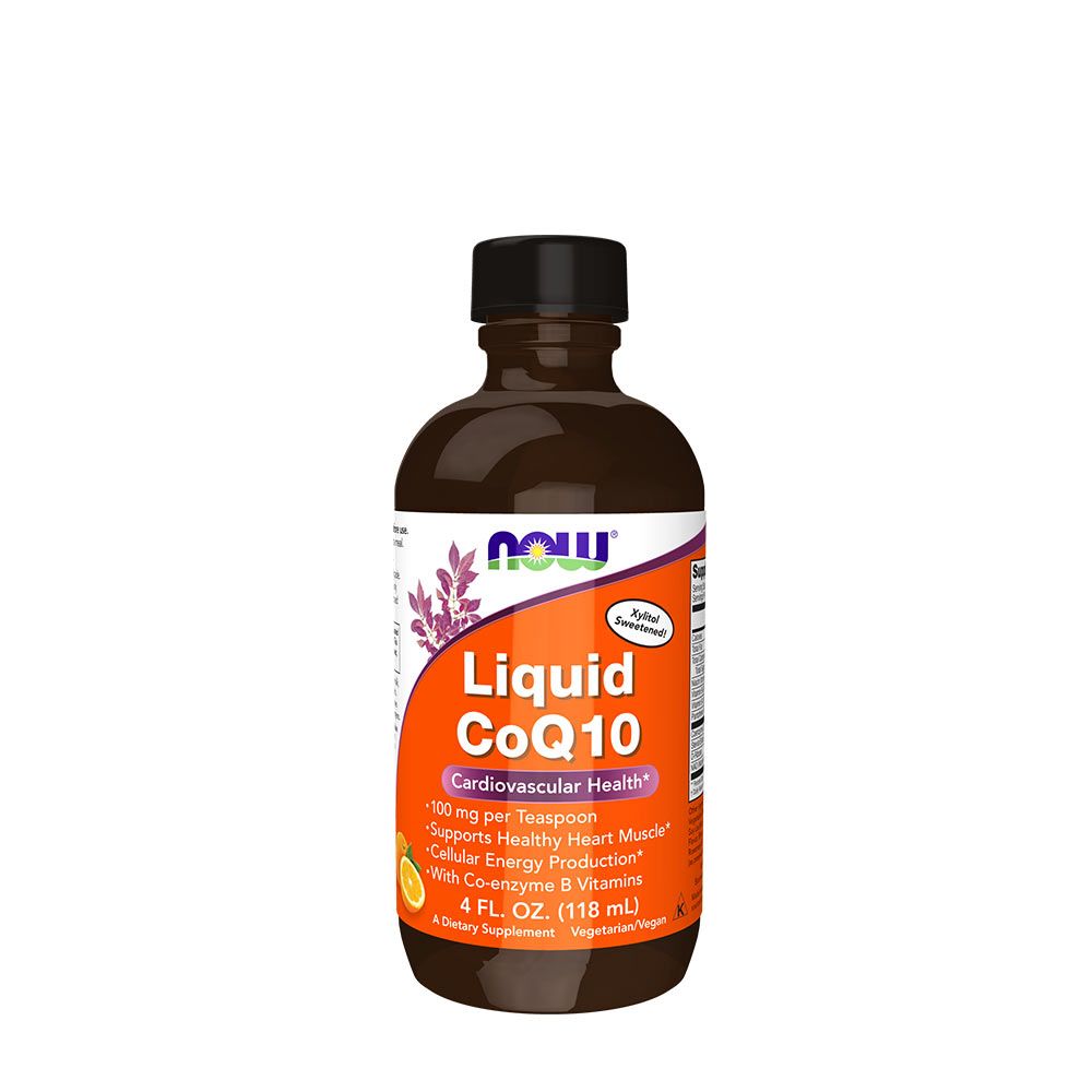 NOW - FOLYÉKONY NARANCS ÍZŰ Q10 KOENZIM - LIQUID COQ10 ORANGE FLAVOR - 118 ML NOW - FOLYÉKONY NARANCS ÍZŰ Q10 KOENZIM - LIQUID COQ10 ORANGE FLAVOR - 118 ML