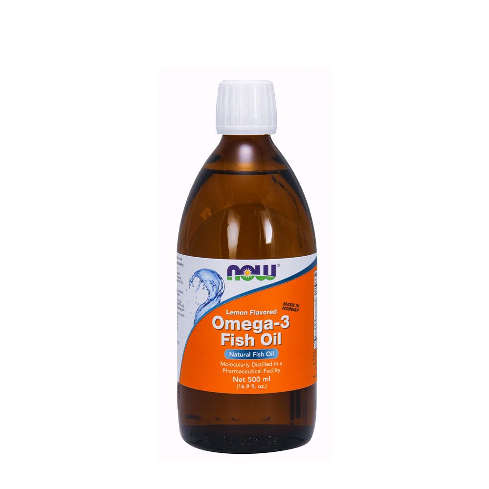 NOW - FOLYÉKONY OMEGA-3 TERMÉSZETES HALOLAJ - OMEGA 3 FISH OIL - CITROM ÍZŰ - 500 ML NOW - FOLYÉKONY OMEGA-3 TERMÉSZETES HALOLAJ - OMEGA 3 FISH OIL - CITROM ÍZŰ - 500 ML