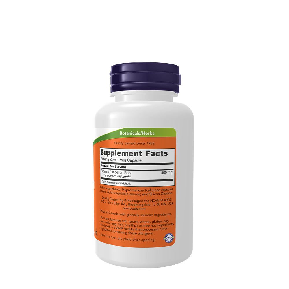 NOW - GYERMEKLÁNCFŰ GYÖKÉR 500 MG KAPSZULA - DANDELION ROOT - 100 KAPSZULA NOW - GYERMEKLÁNCFŰ GYÖKÉR 500 MG KAPSZULA - DANDELION ROOT - 100 KAPSZULA
