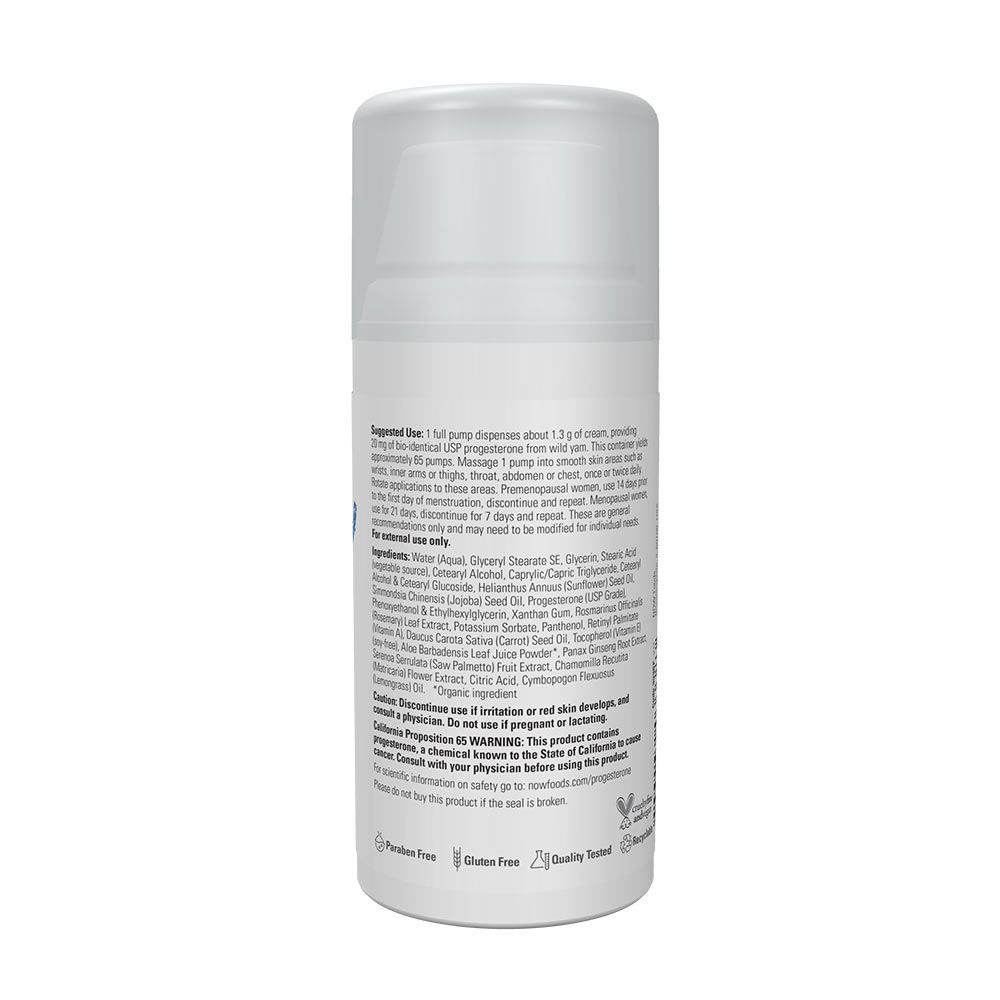 NOW - JAMGYÖKÉR PROGESZTERON BŐRÁPOLÓ KRÉM - PROGESTERONE FROM WILD YAM BALANCING SKIN CREAM - 85 G NOW - JAMGYÖKÉR PROGESZTERON BŐRÁPOLÓ KRÉM - PROGESTERONE FROM WILD YAM BALANCING SKIN CREAM - 85 G