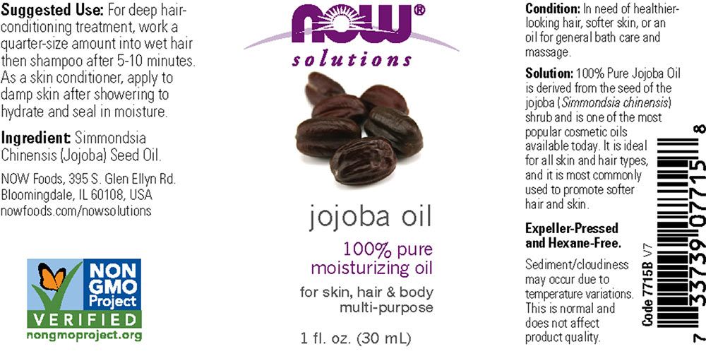 NOW - JOJOBA OLAJ - 30 ML NOW - JOJOBA OLAJ - 30 ML