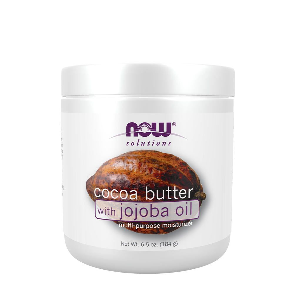 NOW - KAKAÓVAJAS ÉS JOJOBA OLAJAS HIDRATÁLÓ - COCOA BUTTER WITH JOJOBA OIL - 192 G NOW - KAKAÓVAJAS ÉS JOJOBA OLAJAS HIDRATÁLÓ - COCOA BUTTER WITH JOJOBA OIL - 192 G