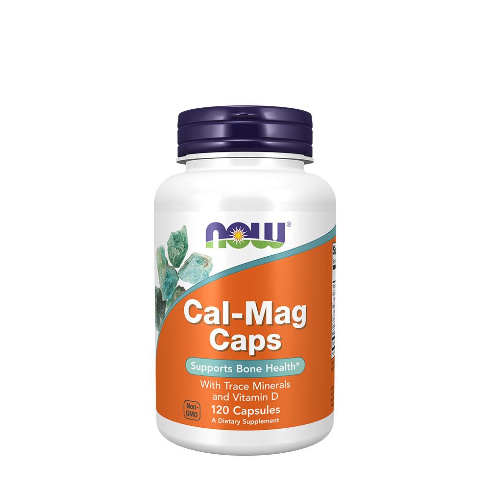 NOW - KALCIUM ÉS MAGNÉZIUM - CALCIUM & MAGNESIUM - 120 KAPSZULA