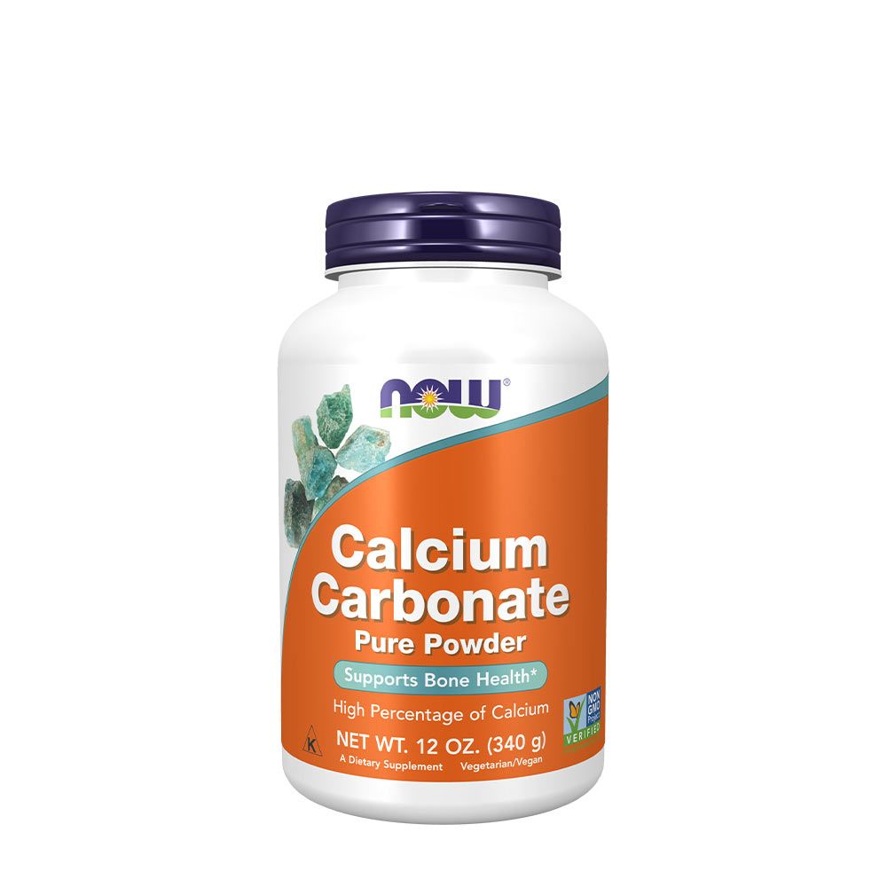 NOW - KALCIUM-KARBONÁT POR - CALCIUM CARBONATE PURE POWDER - 340 G NOW - KALCIUM-KARBONÁT POR - CALCIUM CARBONATE PURE POWDER - 340 G
