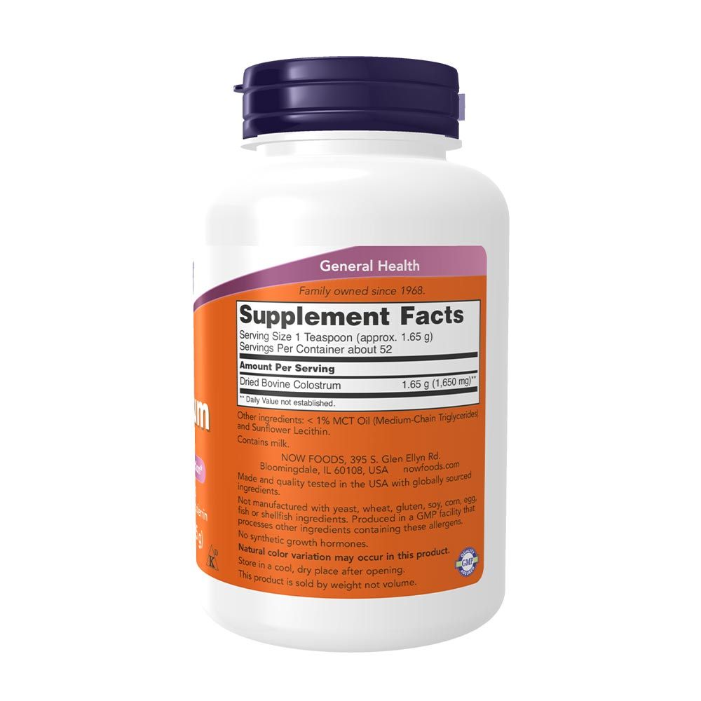 NOW - KOLOSZTRUM POR - COLOSTRUM POWDER - 85 G