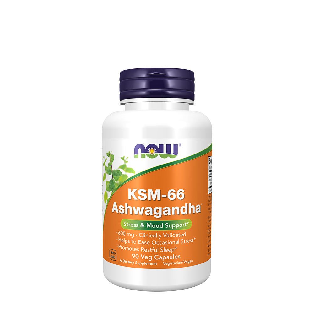 NOW - KSM-66 ASHWAGANDHA - 90 KAPSZULA NOW - KSM-66 ASHWAGANDHA - 90 KAPSZULA