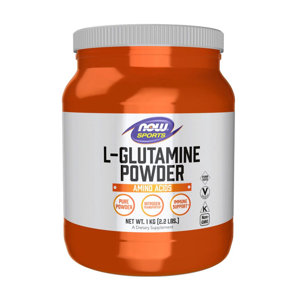 NOW - L-GLUTAMIN POR - L-GLUTAMINE POWDER - 1000 G NOW - L-GLUTAMIN POR - L-GLUTAMINE POWDER - 1000 G
