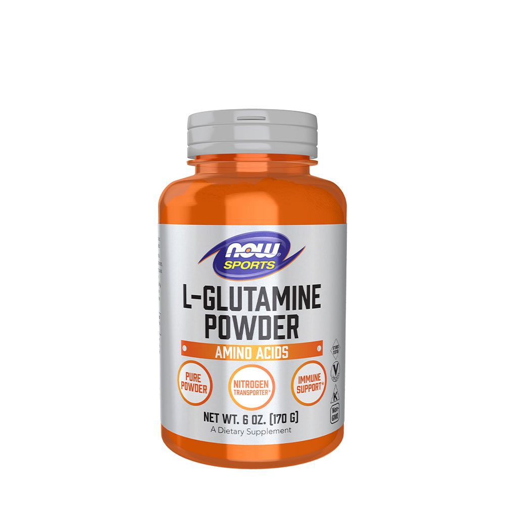 NOW - L-GLUTAMIN POR - L-GLUTAMINE POWDER - 170 G NOW - L-GLUTAMIN POR - L-GLUTAMINE POWDER - 170 G