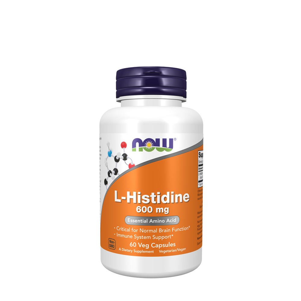 NOW - L-HISTIDINE 600 MG - 60 KAPSZULA NOW - L-HISTIDINE 600 MG - 60 KAPSZULA