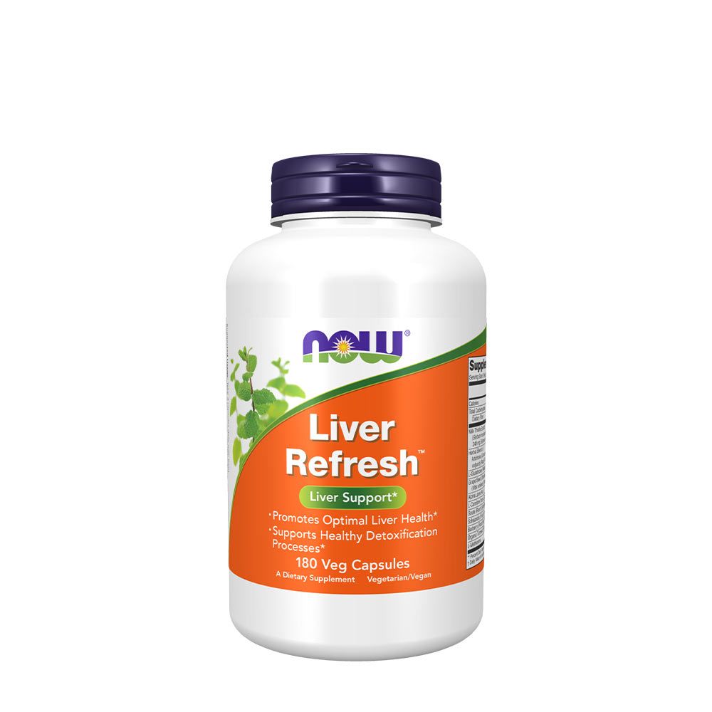 NOW - LIVER REFRESH - MÁJ MÉREGTELENÍTŐ FORMULA - 180 KAPSZULA NOW - LIVER REFRESH - MÁJ MÉREGTELENÍTŐ FORMULA - 180 KAPSZULA
