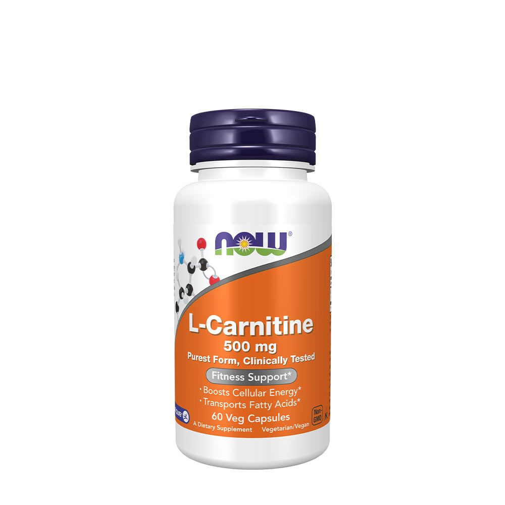 NOW - L-KARNITIN 500 MG - L-CARNITINE - 60 KAPSZULA NOW - L-KARNITIN 500 MG - L-CARNITINE - 60 KAPSZULA