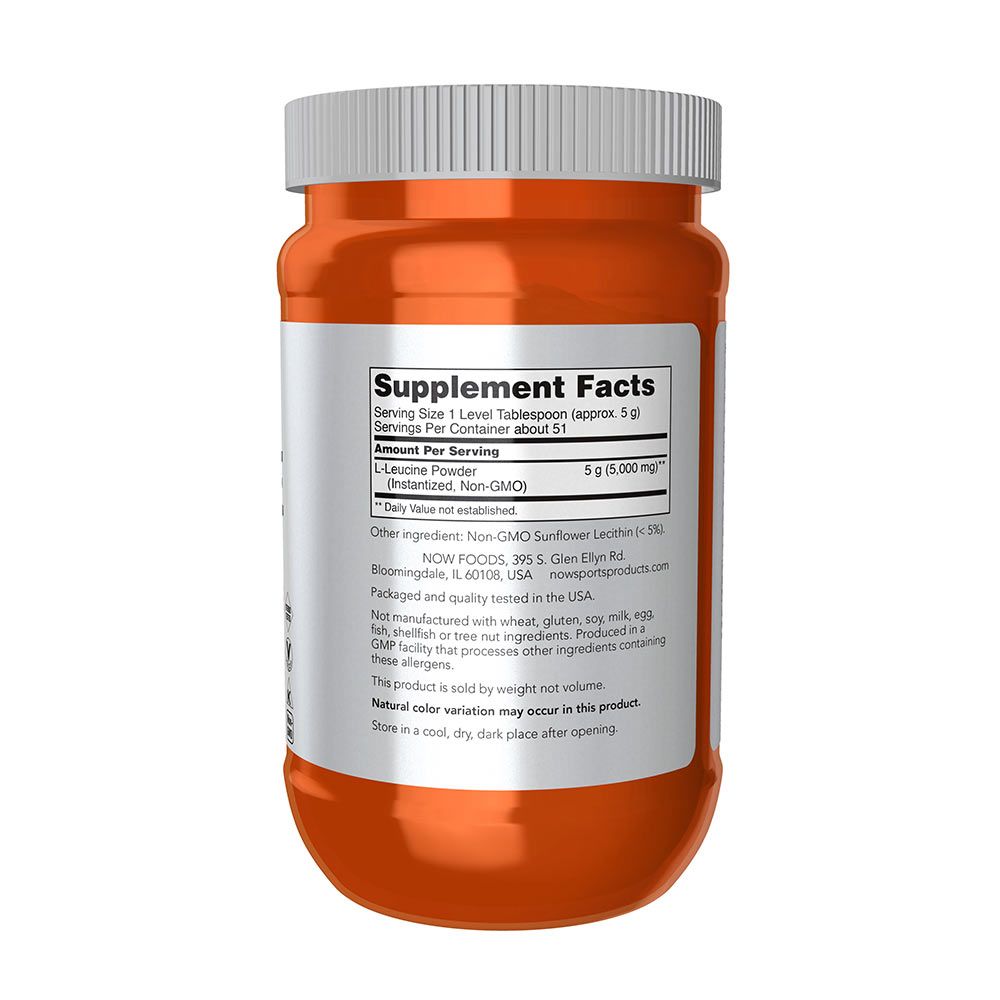 NOW - L-LEUCINE POWDER - 255 G NOW - L-LEUCINE POWDER - 255 G
