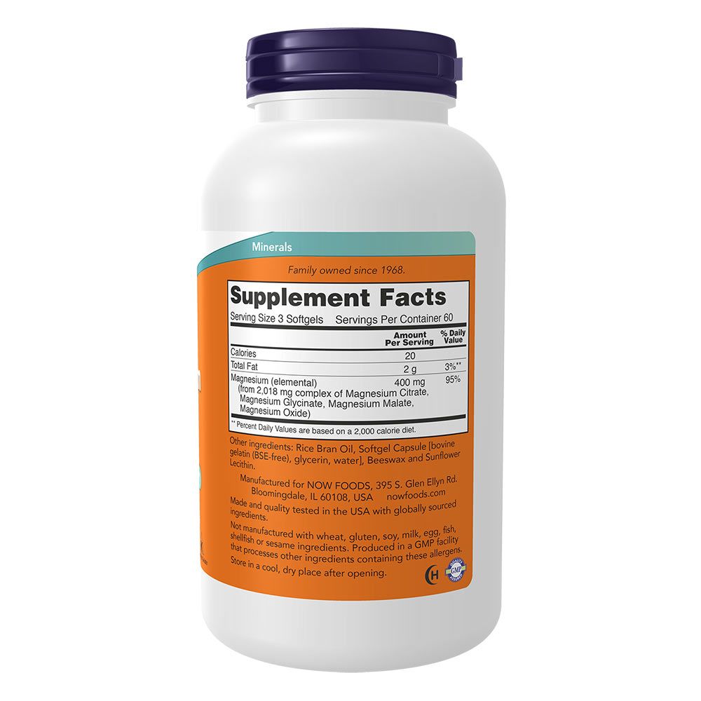 NOW - MAGNÉZIUM CITRÁT - MAGNESIUM CITRATE 134 MG - 180 KAPSZULA NOW - MAGNÉZIUM CITRÁT - MAGNESIUM CITRATE 134 MG - 180 KAPSZULA
