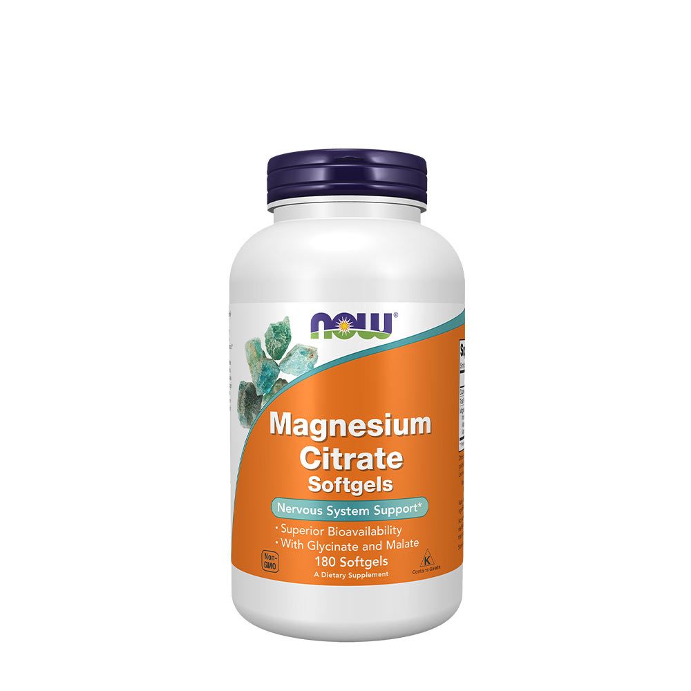 NOW - MAGNÉZIUM CITRÁT - MAGNESIUM CITRATE 134 MG - 180 KAPSZULA NOW - MAGNÉZIUM CITRÁT - MAGNESIUM CITRATE 134 MG - 180 KAPSZULA