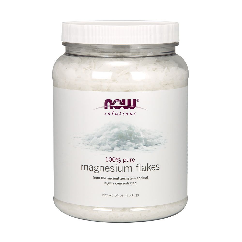 NOW - MAGNESIUM FLAKES - MAGNÉZIUM-KLORID PELYHEK - 1530 G NOW - MAGNESIUM FLAKES - MAGNÉZIUM-KLORID PELYHEK - 1530 G