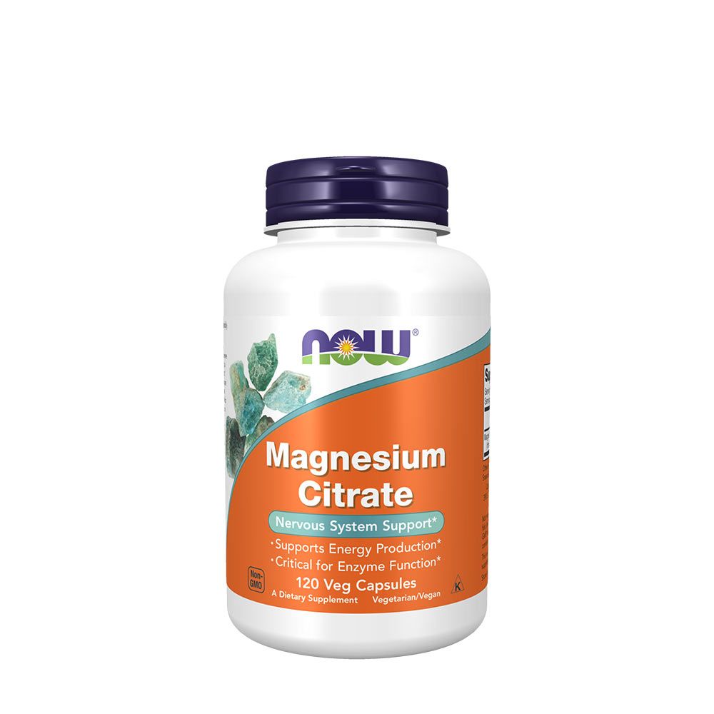 NOW - MAGNÉZIUM CITRÁT KAPSZULA - MAGNESIUM CITRATE - 120 KAPSZULA NOW - MAGNÉZIUM CITRÁT KAPSZULA - MAGNESIUM CITRATE - 120 KAPSZULA