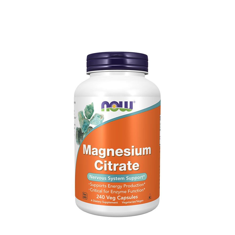 NOW - MAGNÉZIUM CITRÁT KAPSZULA - MAGNESIUM CITRATE - 240 KAPSZULA NOW - MAGNÉZIUM CITRÁT KAPSZULA - MAGNESIUM CITRATE - 240 KAPSZULA