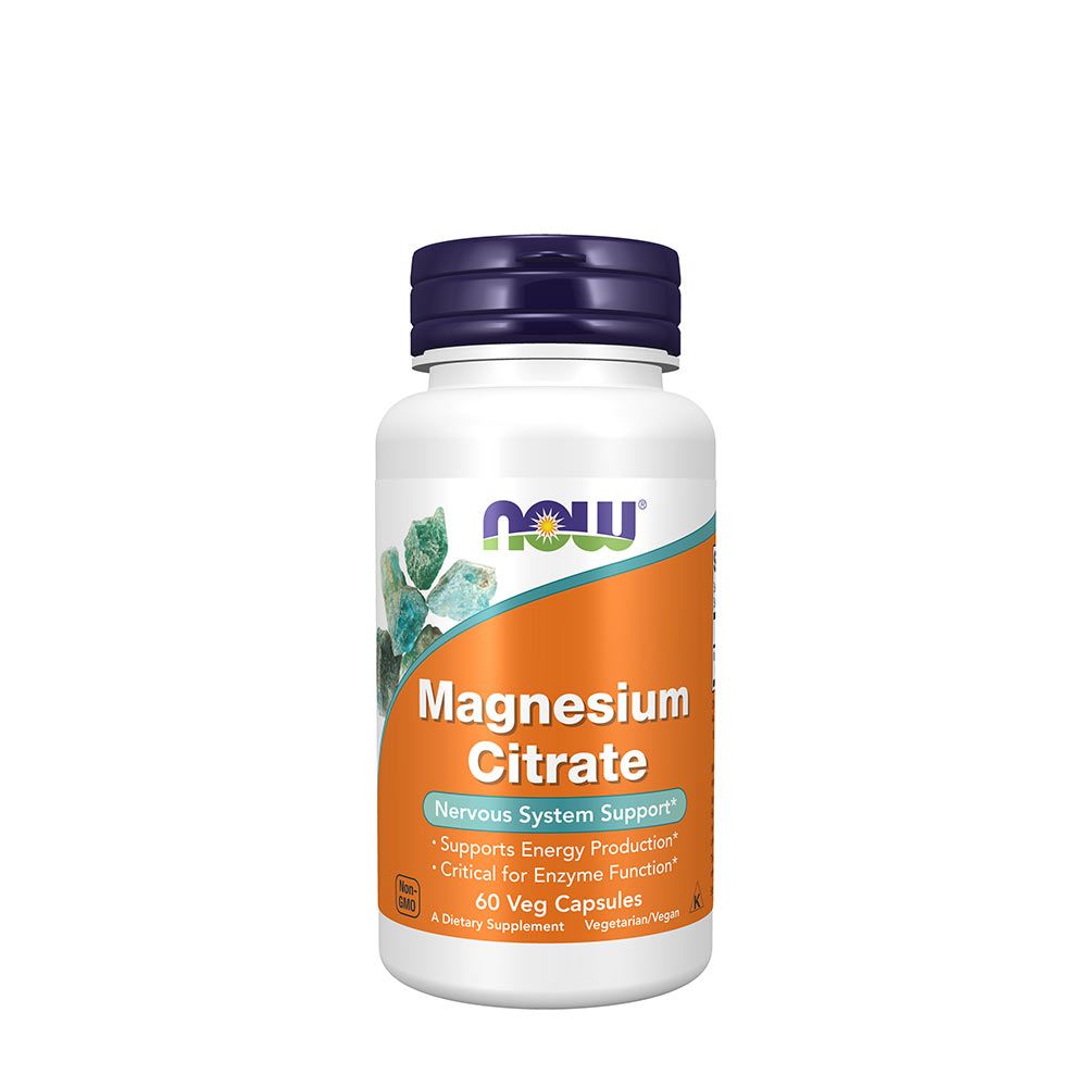 NOW - MAGNÉZIUM CITRÁT KAPSZULA - MAGNESIUM CITRATE - 60 KAPSZULA NOW - MAGNÉZIUM CITRÁT KAPSZULA - MAGNESIUM CITRATE - 60 KAPSZULA