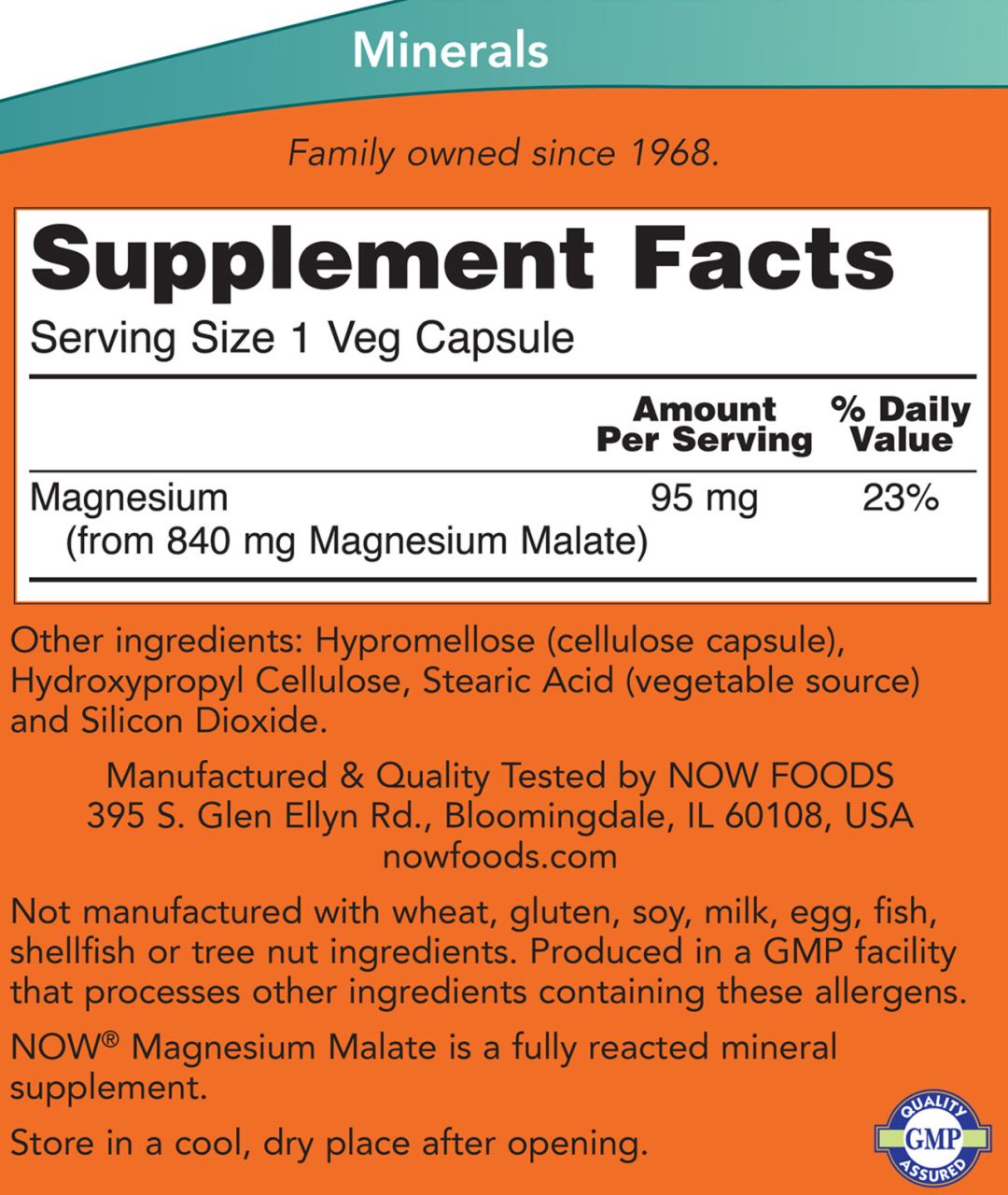 NOW - MAGNÉZIUM-MALÁT KAPSZULA - MAGNESIUM MALATE CAPS - 180 KAPSZULA NOW - MAGNÉZIUM-MALÁT KAPSZULA - MAGNESIUM MALATE CAPS - 180 KAPSZULA