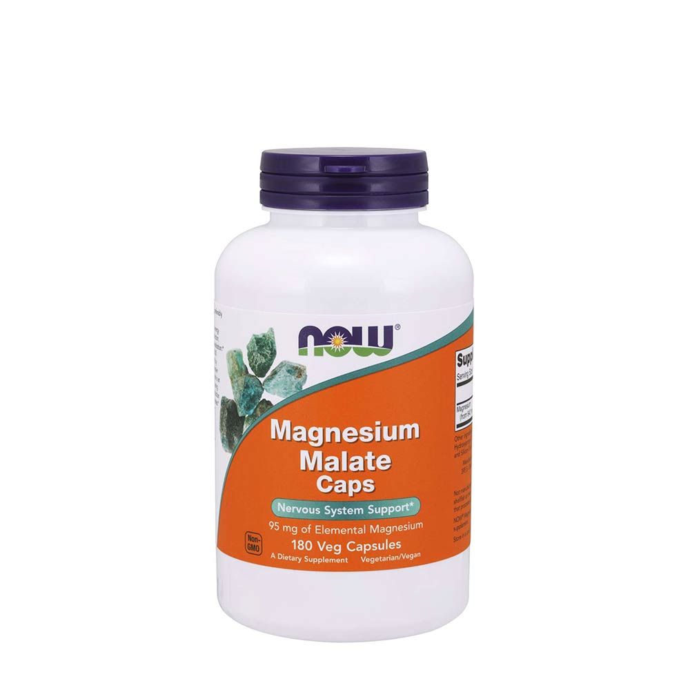 NOW - MAGNÉZIUM-MALÁT KAPSZULA - MAGNESIUM MALATE CAPS - 180 KAPSZULA NOW - MAGNÉZIUM-MALÁT KAPSZULA - MAGNESIUM MALATE CAPS - 180 KAPSZULA
