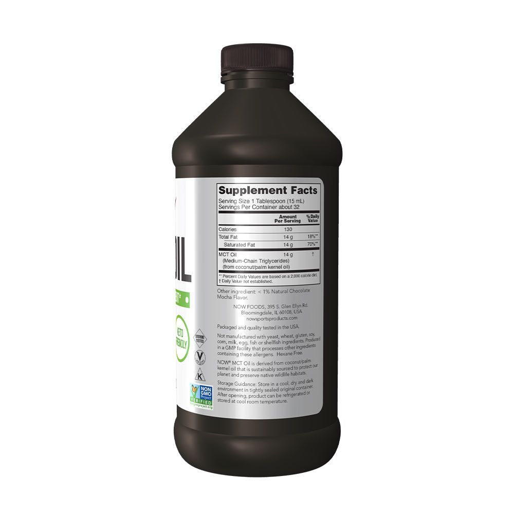 NOW - MCT OLAJ - MOCHA CSOKOLÁDÉ - 473 ML NOW - MCT OLAJ - MOCHA CSOKOLÁDÉ - 473 ML