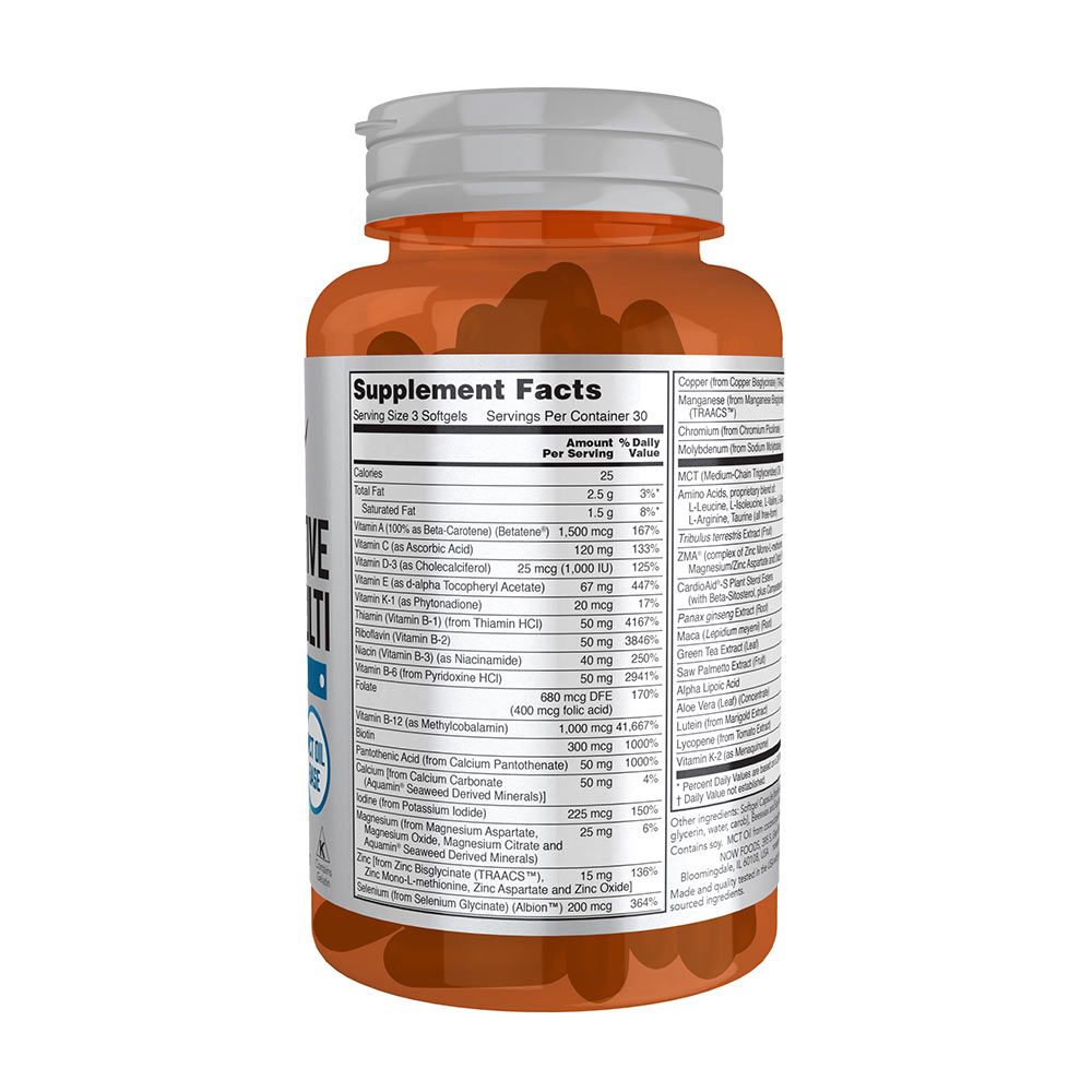NOW - MEN'S ACTIVE SPORTS MULTIVITAMIN FÉRFIAKNAK - 90 KAPSZULA NOW - MEN'S ACTIVE SPORTS MULTIVITAMIN FÉRFIAKNAK - 90 KAPSZULA