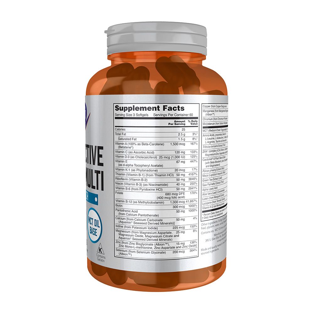NOW - MEN'S ACTIVE SPORTS MULTIVITAMIN FÉRFIAKNAK - 180 KAPSZULA NOW - MEN'S ACTIVE SPORTS MULTIVITAMIN FÉRFIAKNAK - 180 KAPSZULA
