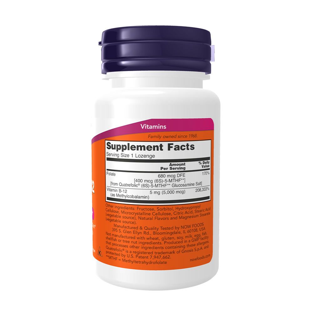 NOW - METHYL B-12 5000 MCG - 60 TABLETTA NOW - METHYL B-12 5000 MCG - 60 TABLETTA